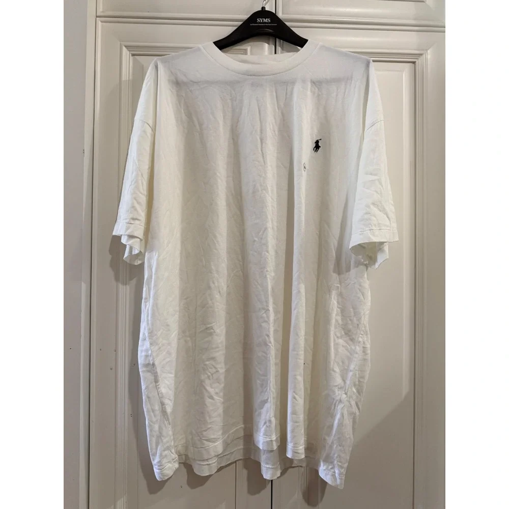 Polo Ralph Lauren T-Shirt Mens 2XB White Classics Big & Tall‎ With Tags